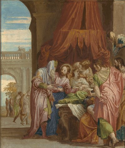 Die Auferweckung der Tochter des Jairus, ca. 1546 von Paolo Veronese